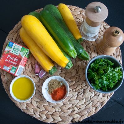 Courgette à la marocaine et salade d’aubergines à la soudanaise
