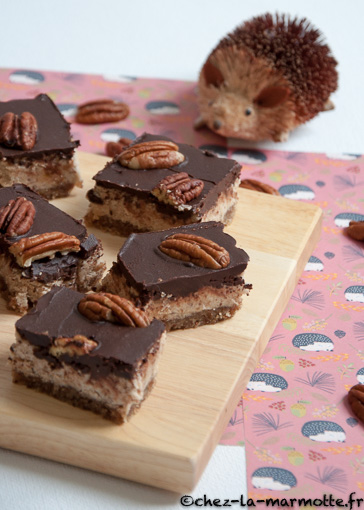 Gateau Cru Aux Noix De Pecan Marmotte Cuisine Veggie